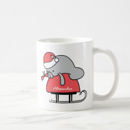 Cute Manatee jul Namn Mugg