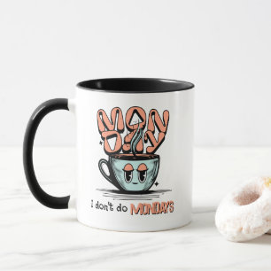 Cute Måncoffee Kopp Illustration