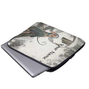 Cute manga fairy laptop sleeve