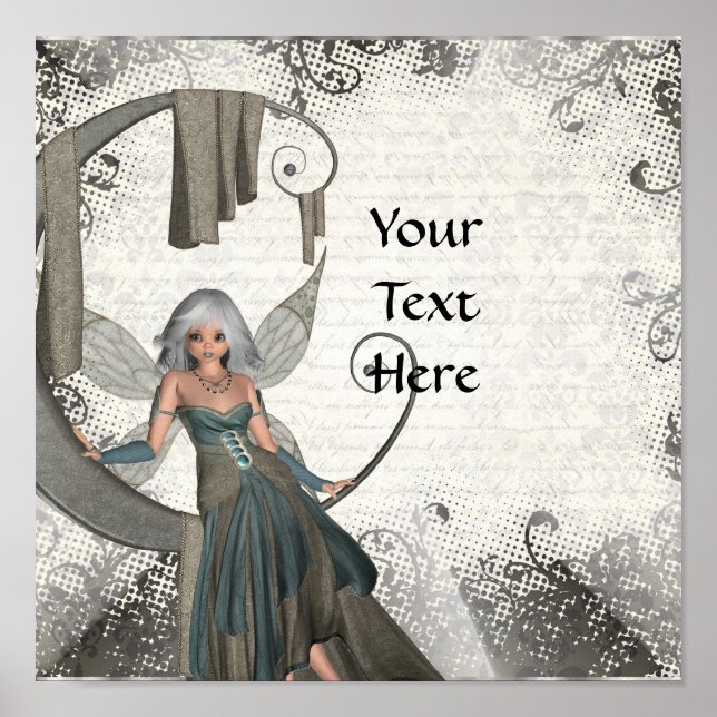 Cute manga fairy poster (Framsidan)