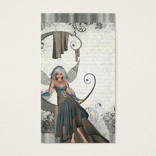 Cute manga fairy visitkort (Framsidan)