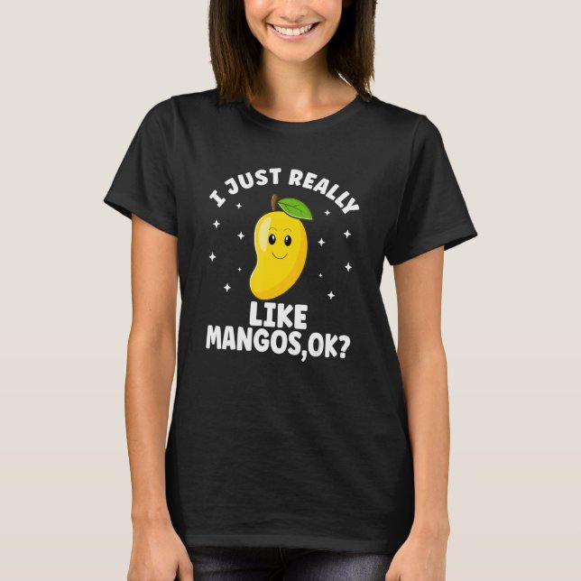 Cute Mango Fruit Mangos  Summer for Men Women Kids T Shirt (Framsida)