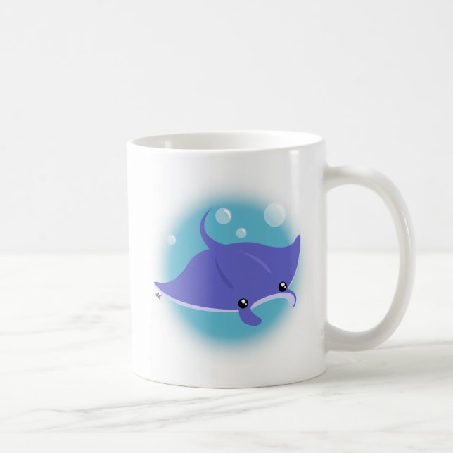 Cute Manta Coffee Mugg (Höger)