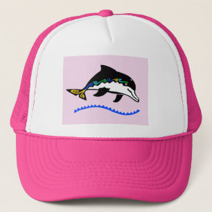 Cute Marine DOLPHIN - Ocean willife - Rosa Keps