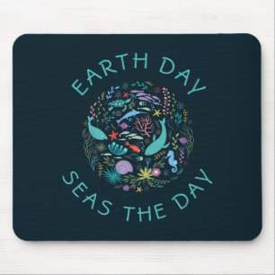 Cute Marine Life Pun "Seas the Day" Earth Day Musmatta