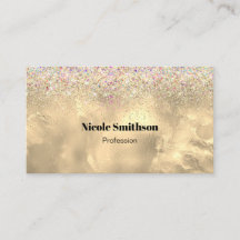 Cute marmor art guld faux glitter