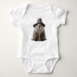 Cute marmot med häxa t shirt
