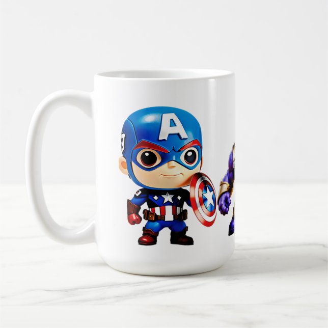 Cute Marvel Kaffemugg (Vänster)