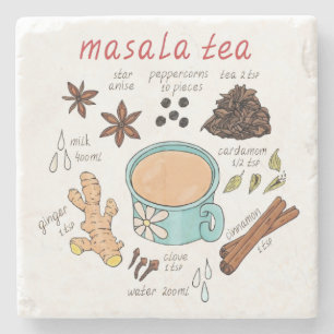Cute Masala Tea Ingredients Underlägg för Tea Älsk