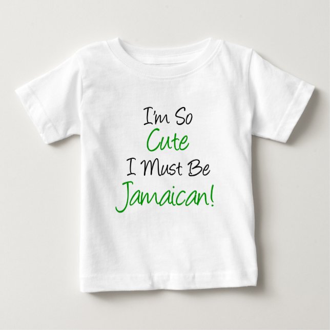 Cute måste alltså Jamaican Tee Shirt (Framsida)