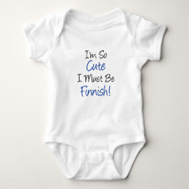Cute måste alltså vara finskt t shirt