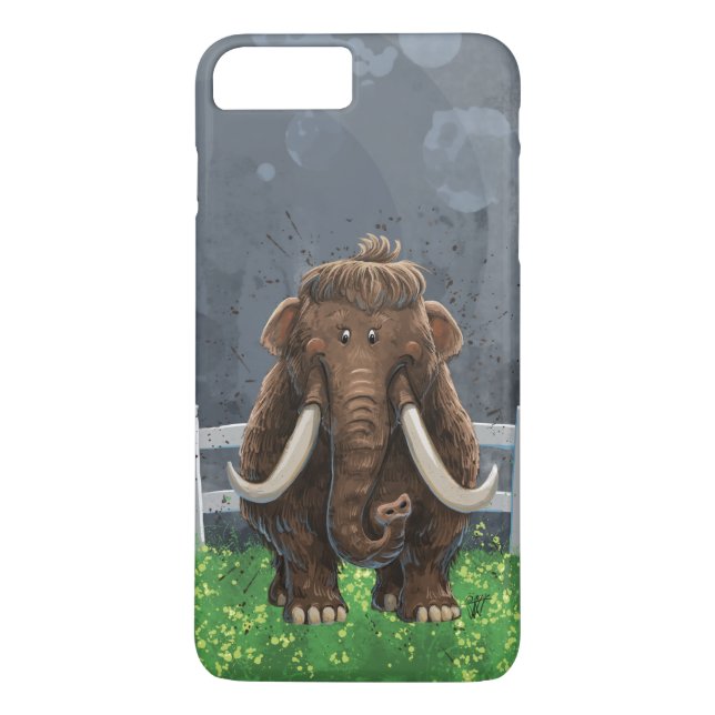 Cute Mastodon Case-Mate iPhone Skal (Baksida)