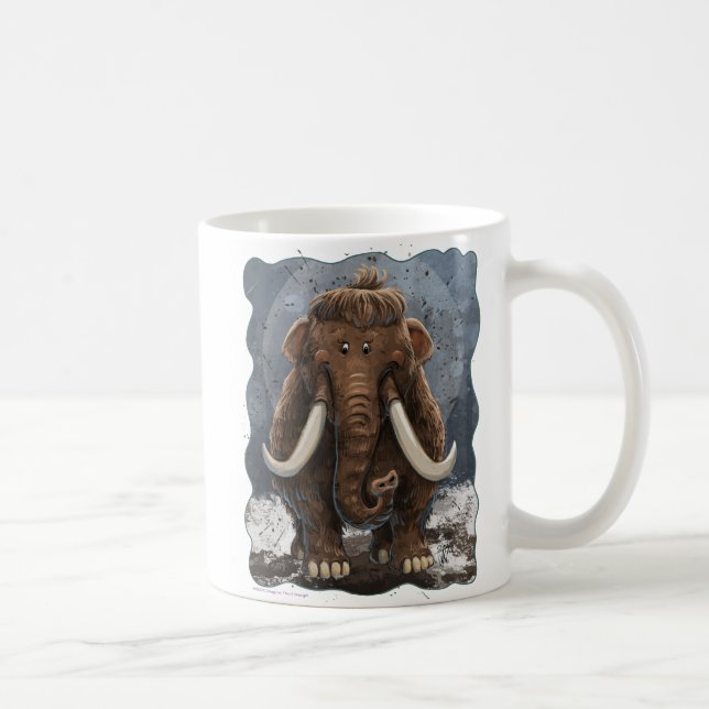 Cute Mastodon Kaffemugg (Höger)