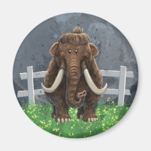 Cute Mastodon Magnet