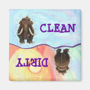 Cute Mastodon Magnet