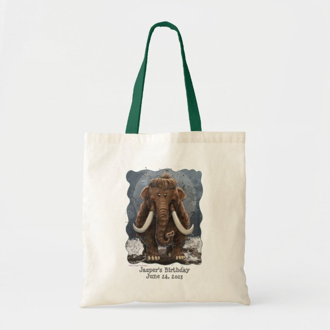 Cute Mastodon Tygkasse (Framsidan)