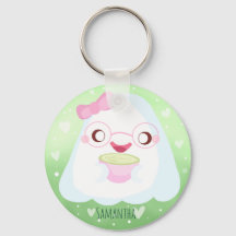 Cute Matcha Latte Ghost