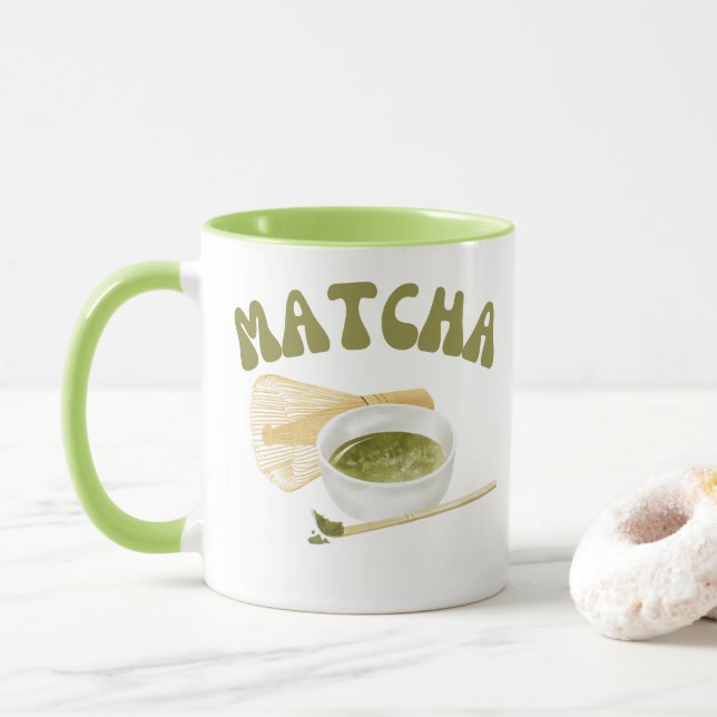 Cute Matcha Mugg (Med munk)