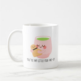 Cute Matcha Tea Hug Illustration Kaffemugg