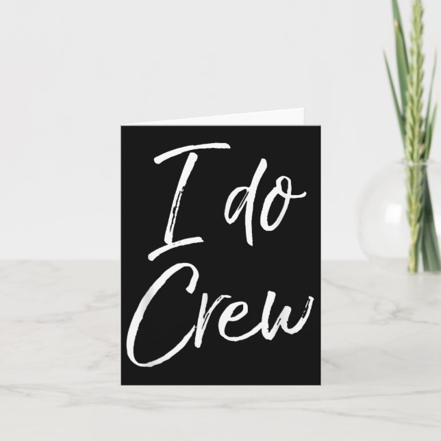 Cute Matching Bridal Party For Women &amp; Men I D Kort (Framsida)