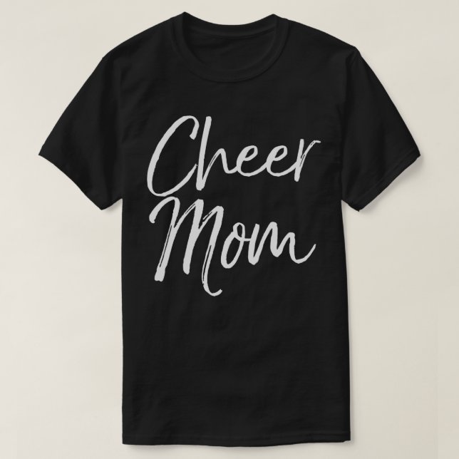 Cute Matching Family CheerLeader Mor Gift Cheer T Shirt (Design framsida)