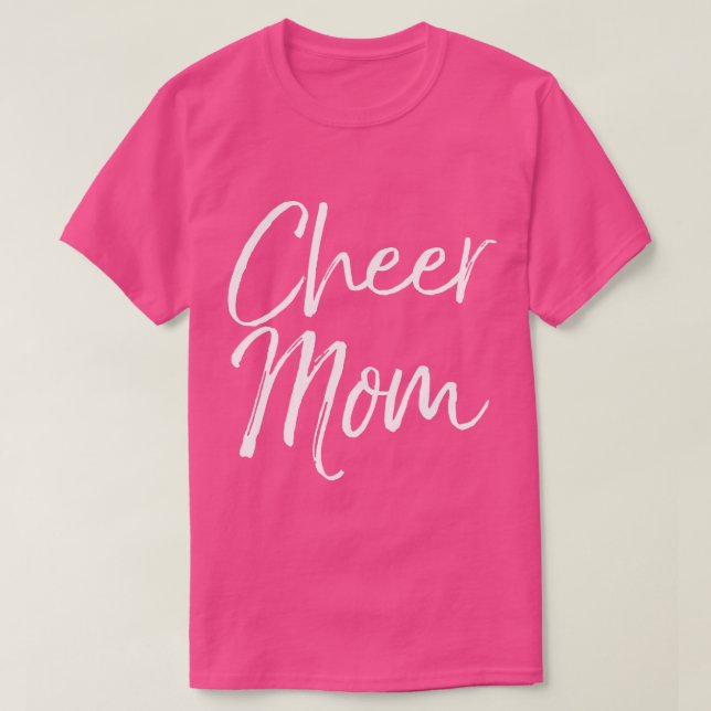Cute Matching Family CheerLeader Mor Gift Cheer T Shirt (Design framsida)