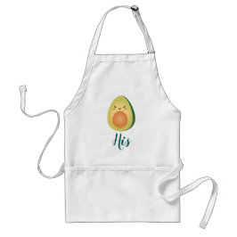 Cute Matching lite Avocados Funny gör att Avocuddl Förkläde