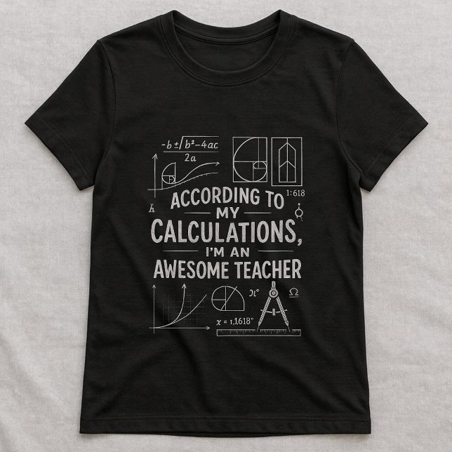 Cute Math Formula Tee, Funny Awesome Teacher T Shirt (Skapare uppladdad)
