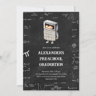 Cute Math Kids Preschool Studenten Inbjudningar