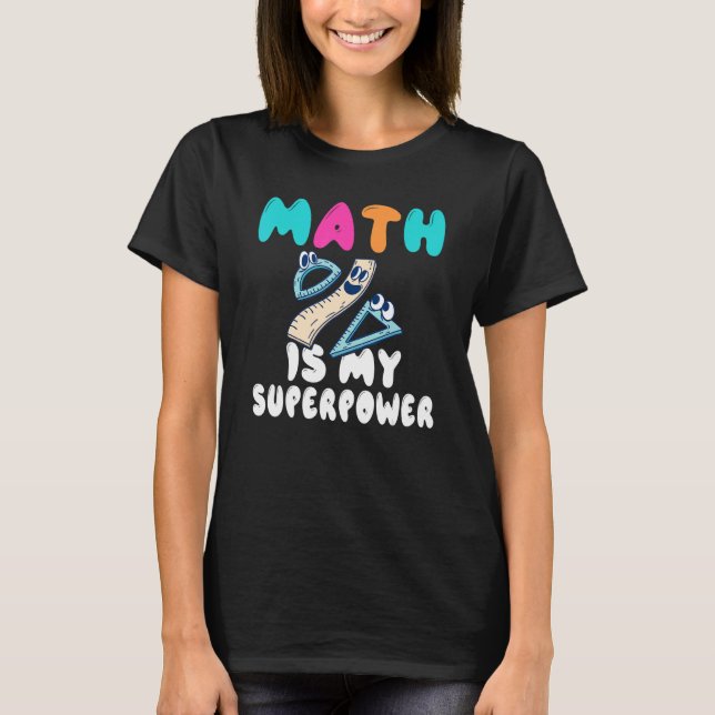 Cute Math Teacher First Klass MaTema Math Quo T Shirt (Framsida)