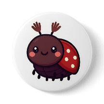 Cute May Beetle - Kawaii Forest Charm
