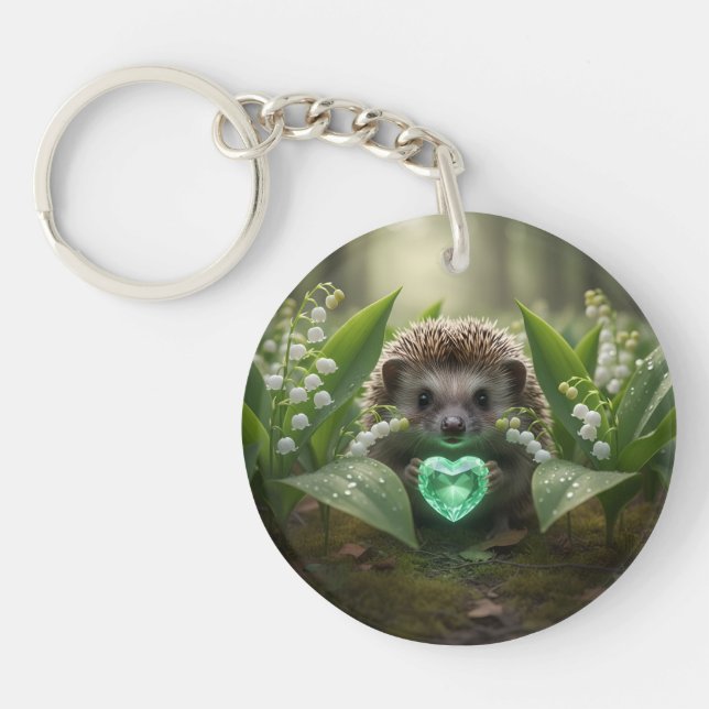 Cute May Hedgehog with Emerald Heart (Framsidan)