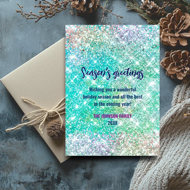 Cute Mbre grönt glitter jul nytt år (Skapare uppladdad)