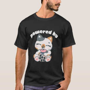 Cute med Boba Bubble Mjölk Tea Anime Kawaii T Shirt
