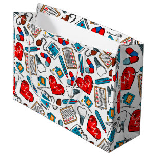 Cute Medical Nurse Doktor Theme Mixed Mönster