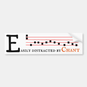 Cute Medieval Gregorian Chant Latin Mass Bildekal