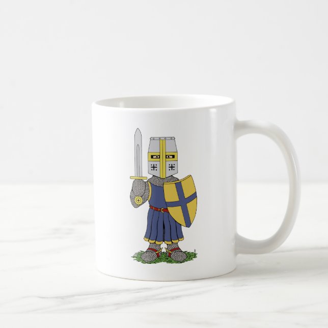 Cute Medieval Knight Kaffemugg (Höger)