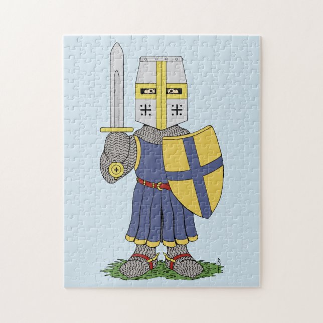 Cute Medieval Knight Pussel (Vertikal)