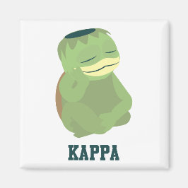 Cute Meditating Kappa Magnet
