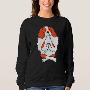 Cute Medititation Funny Yog Hund T Shirt
