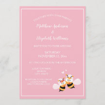 Cute Meed to bi Elegant Rosa Bröllop