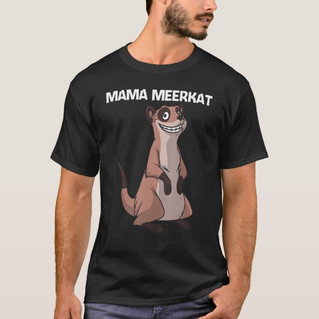 Cute Meerkat for Women Girls Meerkat Mongoose T Shirt (Framsida)