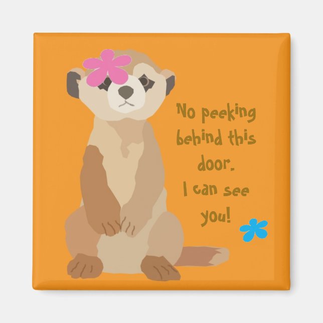 Cute Meerkat Magnet (Framsidan)