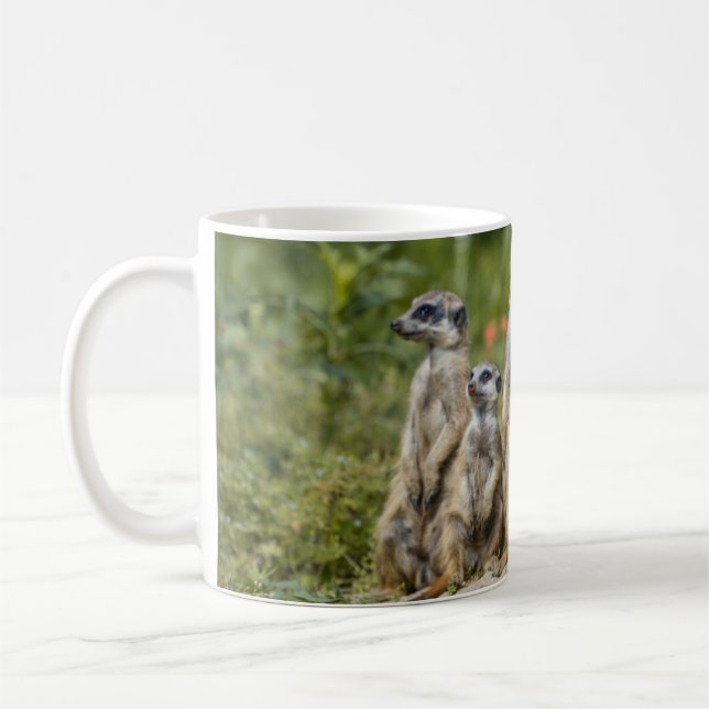 Cute Meerkats Kaffemugg (Vänster)