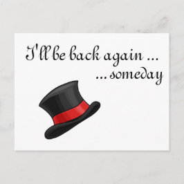 Cute melted Snögubbe Old Silke Hat Helg Vykort