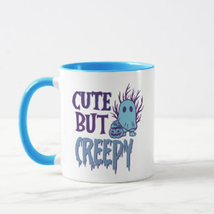 Cute Men Creepy Ghost Jack-O'Lantern Halloween Mugg