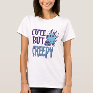 Cute Men Creepy Ghost Jack-O'Lantern Halloween T Shirt