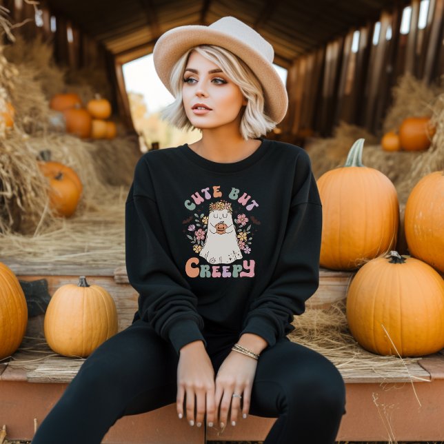 Cute men Creepy Groovy Retro Halloween T Shirt (Skapare uppladdad)