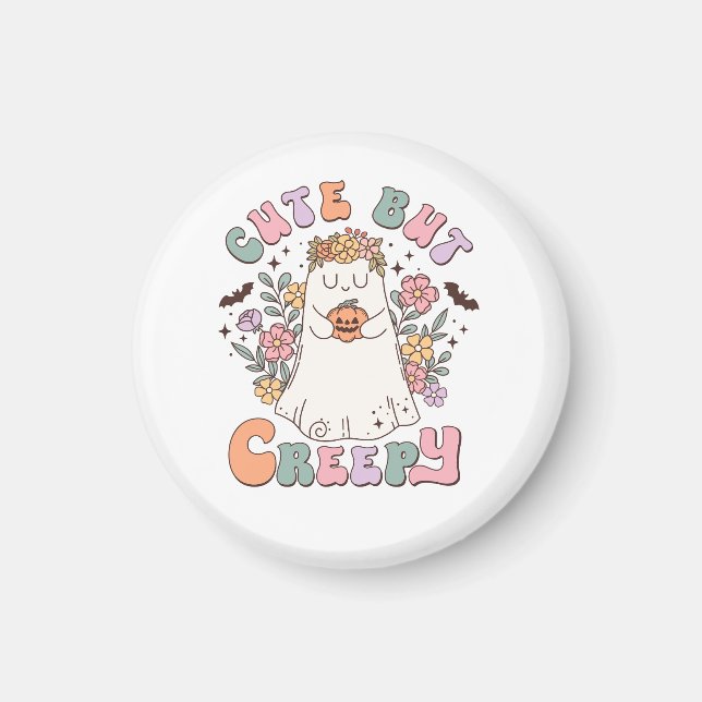 Cute Men Creepy Halloween Magnet (Framsidan)