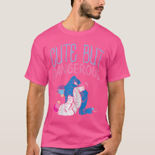 Cute men Dangerous Jiu Jitsu Unicorn Funny Martial T Shirt